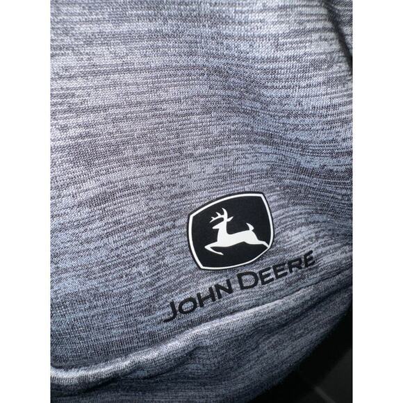 Women's John Deere Gray and Orange Hooded Sweatshirt - Size Medium - Picture 6 of 6